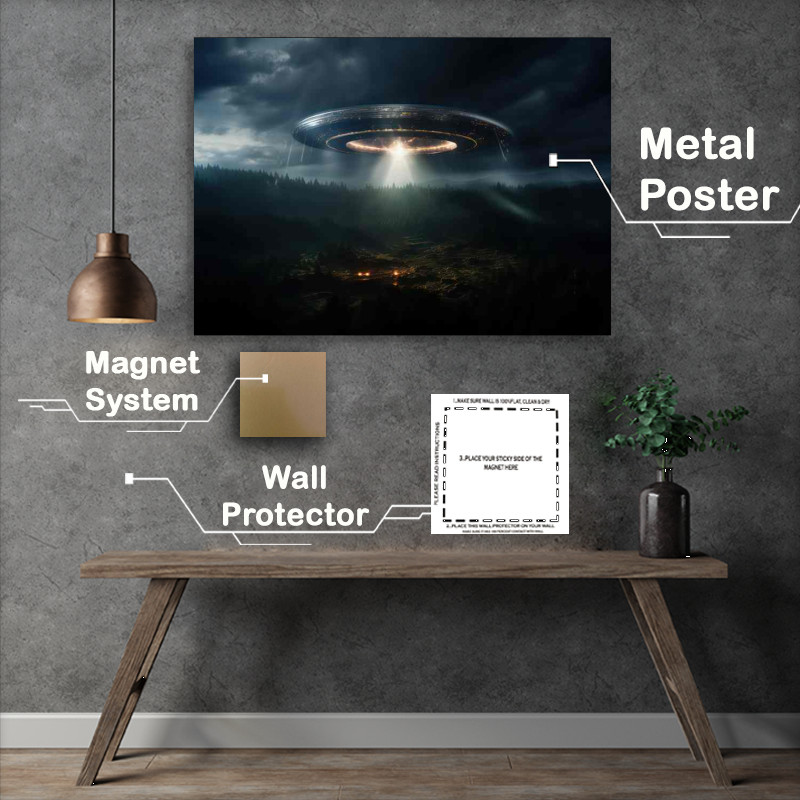 Buy Metal Poster : (Alien Encounters Uncovering UFO Phenomena)