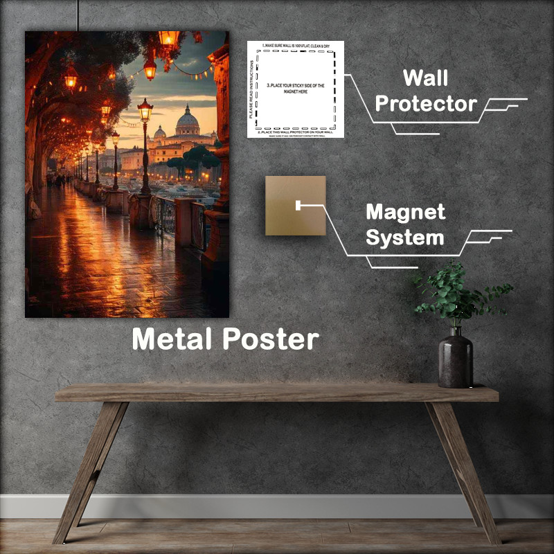 Buy Metal Poster : (City Lights and Street Sights A Virtual Tour)
