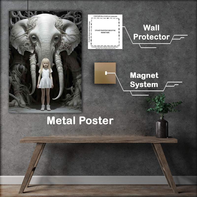 Buy Metal Poster : (Cinematic Dreams The Surrealist Influence)
