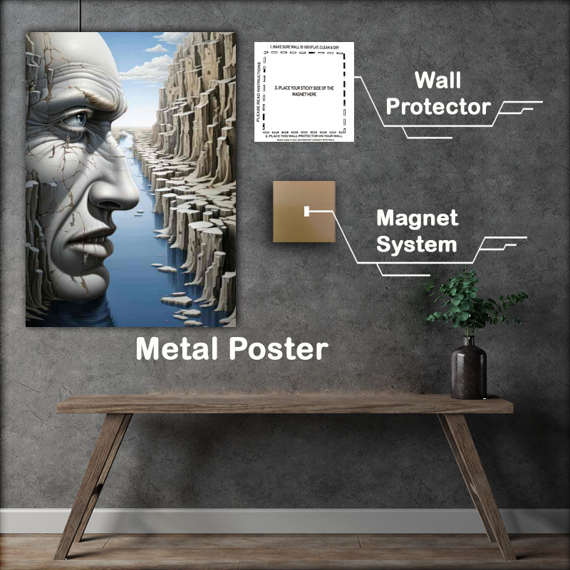 Buy Metal Poster : (Surrealism and Sensation The Synaesthetic Experience)