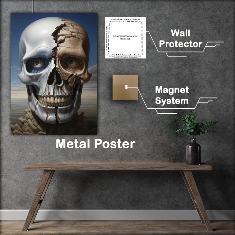 Buy Metal Poster : (The Ossuary Oracle Predicting the Future with Bones)