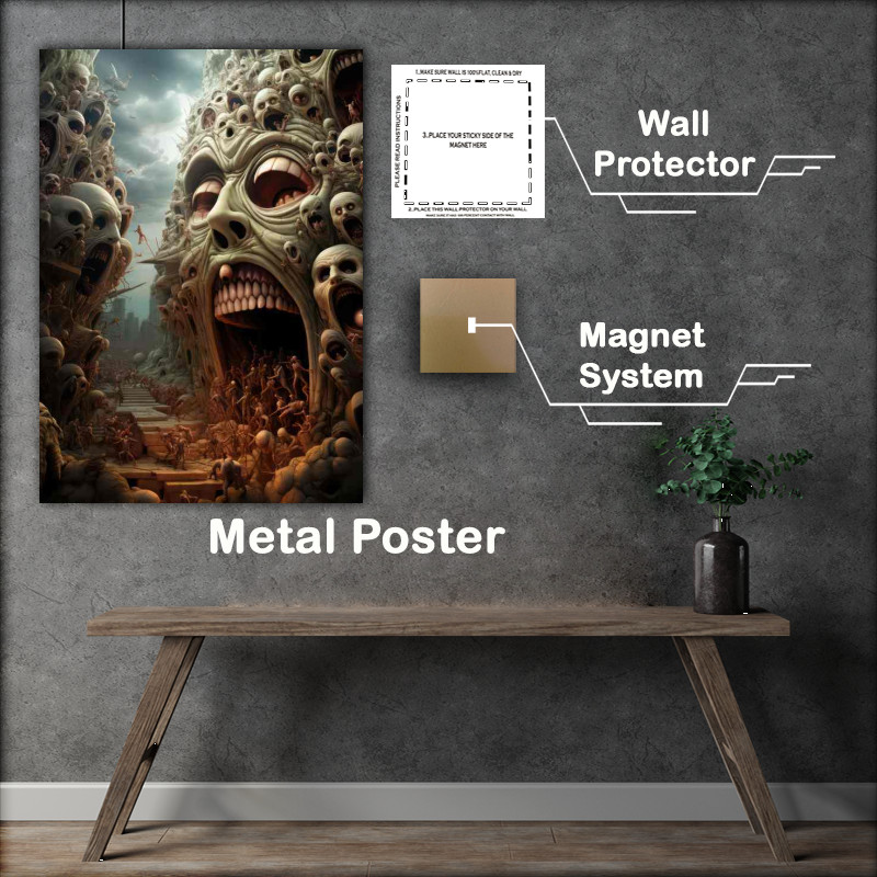 Buy : (Whimsical Worlds Metal Poster)