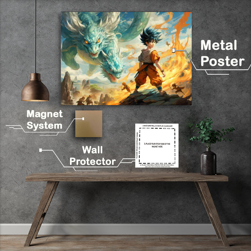 Buy Metal Poster : (The Evolution and Impact of Dragon Ball Z)