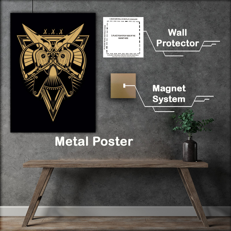 Buy : (Cyber Attack Metal Poster)
