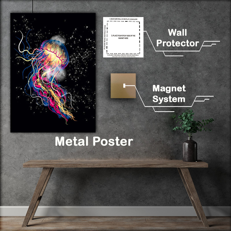 Buy : (Jellyfish Metal Poster)