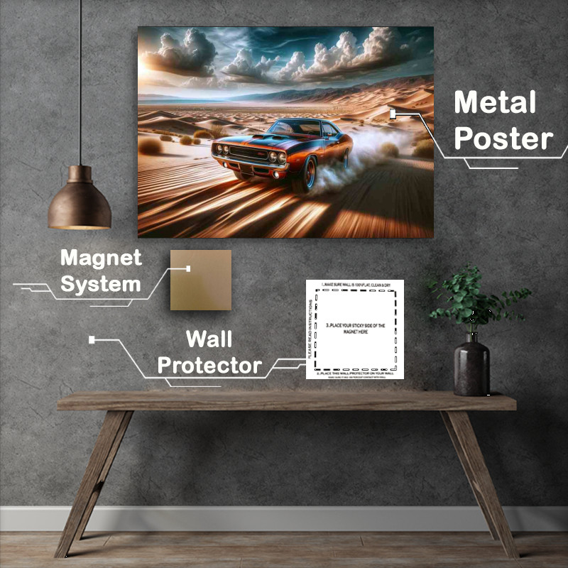 Buy : (Desert Roar Metal Poster)