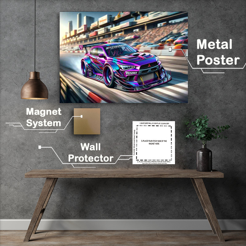 Buy Oversized Metal Poster : (Mitsubishi Street Racer)
