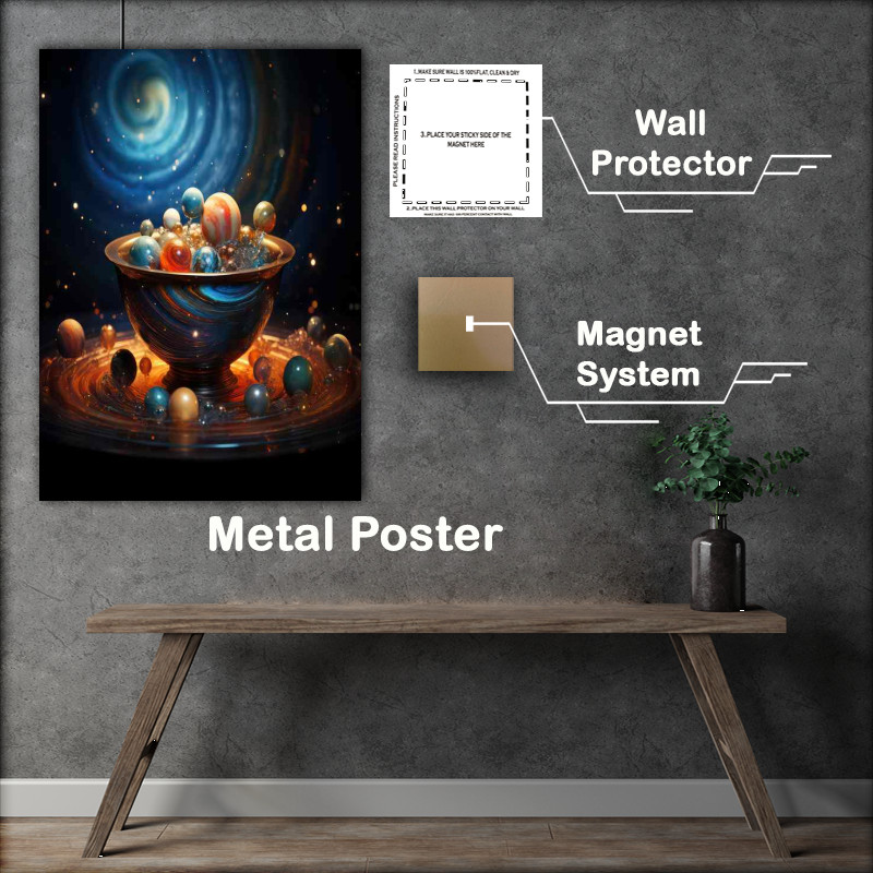 Buy Metal Poster : (Whimsical Worlds of Wondrous Hues)