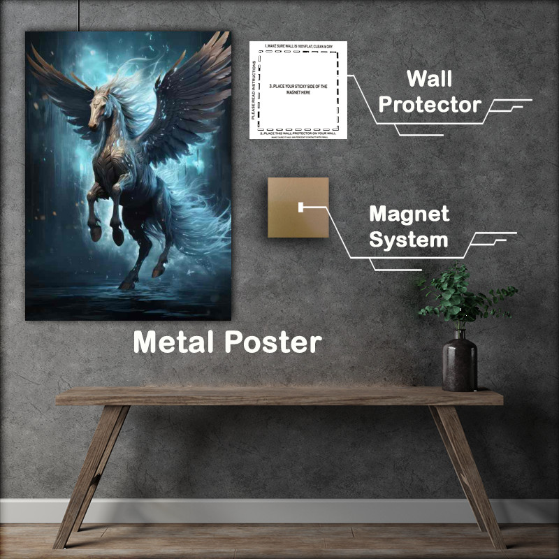 Buy Metal Poster : (Pegasus The Celestial Steed Explored)