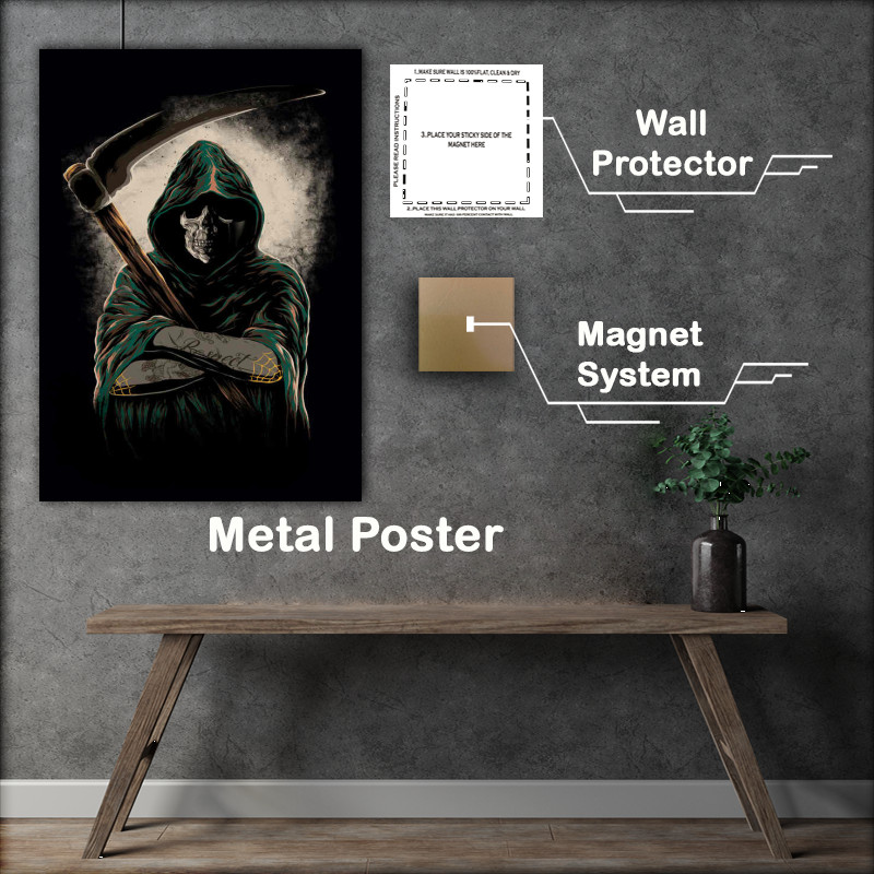 Buy Metal Poster -> Metal Poster: Death Angel Inked : (Death Angel Inked)