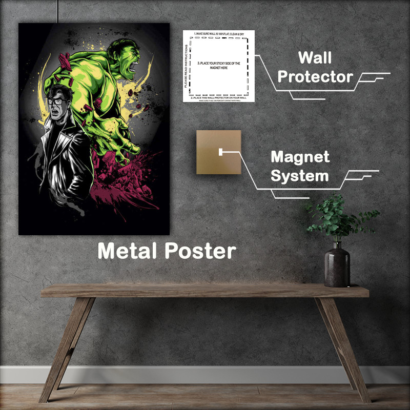 Buy : (Hulk Metal Poster)