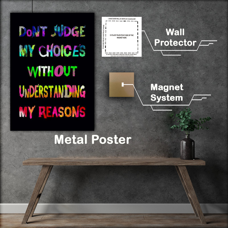 Buy Metal Poster : (dont judge my choices)